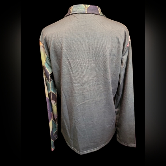 MISSLOOK Multicolor Patterned Top NWOT MED - Picture 10 of 10